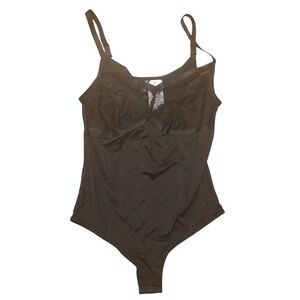 Torrid Bodysuit NWT 00 10 Black Lace Mesh Teddy Light Shaper NEW Sexy Lingerie